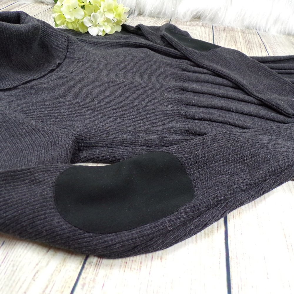 Calvin Klein Gray Turtleneck Sweater Dress - Picture 3 of 7